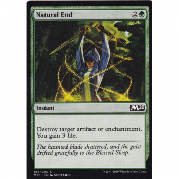 Natural End : MAGIC 2020 183/280 - Magic the Gathering Single Card