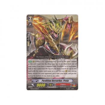 Perdition Berserker, Preta : G-BT01-070 - Cardfight!! Vanguard Single Card