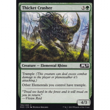 Thicket Crasher : MAGIC 2020 196/280 - Magic the Gathering Single Card