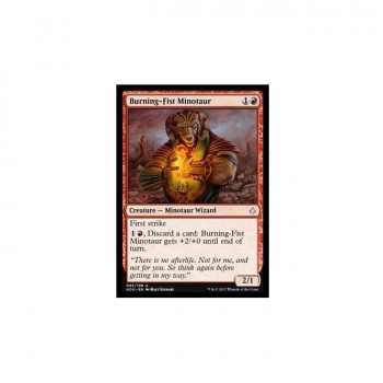 Burning-Fist Minotaur : HOUR OF DEVASTATION 085/209 - Magic the Gathering Single Card