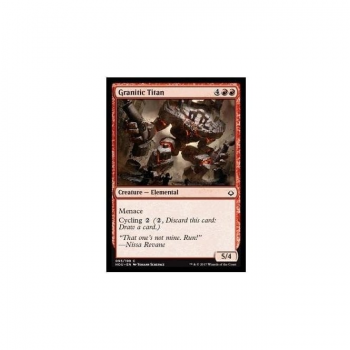 Granitic Titan : HOUR OF DEVASTATION 095/209 - Magic the Gathering Single Card