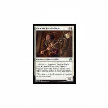 Paranoid Parish-Blade : SHADOWS OVER INNISTRAD 033/297 - Magic the Gathering Single Card
