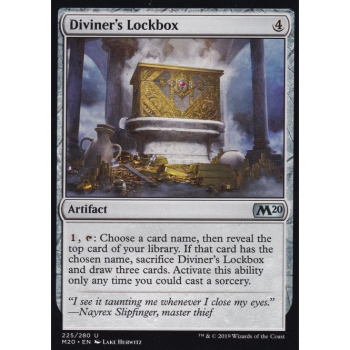 Diviner's Lockbox : MAGIC 2020 225/280 - Magic the Gathering Single Card