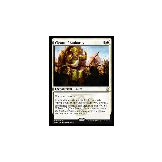Gleam of Authority : DRAGONS OF TARKIR 019/264 - Magic the Gathering Single  Card