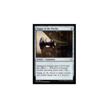 Dagger of the Worthy : HOUR OF DEVASTATION 160/209 - Magic the Gathering Single Card