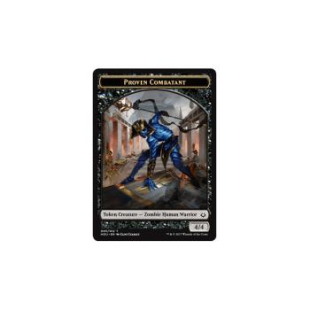 Proven Combatant (TOKEN) : HOUR OF DEVASTATION TOKEN 05/12 - Magic the Gathering Single Card