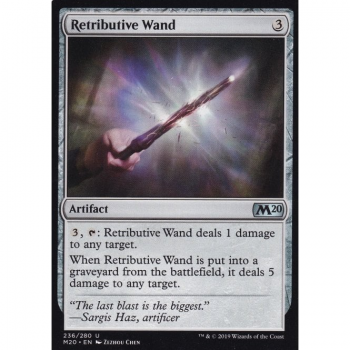 Retributive Wand : MAGIC 2020 236/280 - Magic the Gathering Single Card