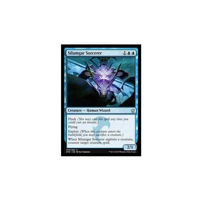 Silumgar Sorcerer : DRAGONS OF TARKIR 076/264 - Magic the Gathering Single Card Silumgar Sorcerer : DRAGONS OF TARKIR 076/264 - Magic the Gathering Single Card