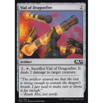Vial of Dragonfire : MAGIC 2020 241/280 - Magic the Gathering Single Card