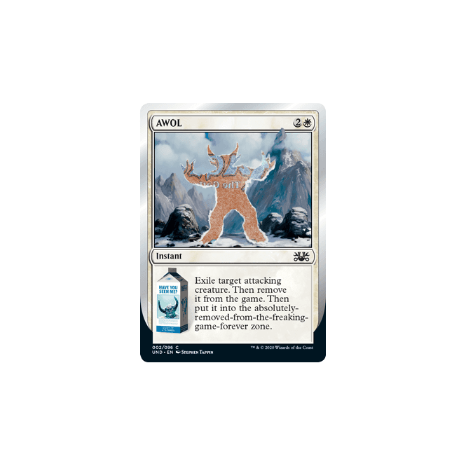 AWOL : UNSANCTIONED 002/096 - Magic the Gathering Single Card AWOL : UNSANCTIONED 002/096 - Magic the Gathering Single Card