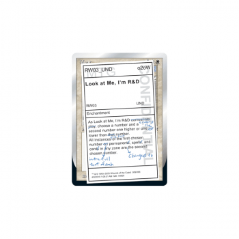 Look at Me, I'm R&D : UNSANCTIONED 009/096 - Magic the Gathering Single Card