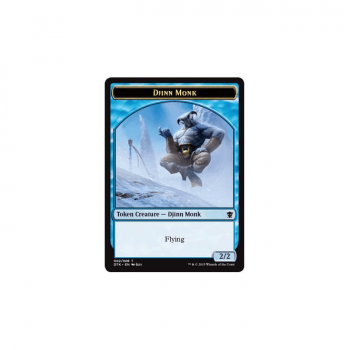 Djinn Monk (TOKEN) : DRAGONS OF TARKIR TOKEN 02/08 - Magic the Gathering Single Card