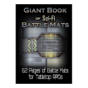 Giant Book of Battle Mats (Sci-Fi A3)