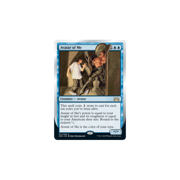 Avatar of Me : UNSANCTIONED 017/096 - Magic the Gathering Single Card
