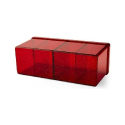 Dragon Shield Storage Box w. four compartments - Ruby - Image 2