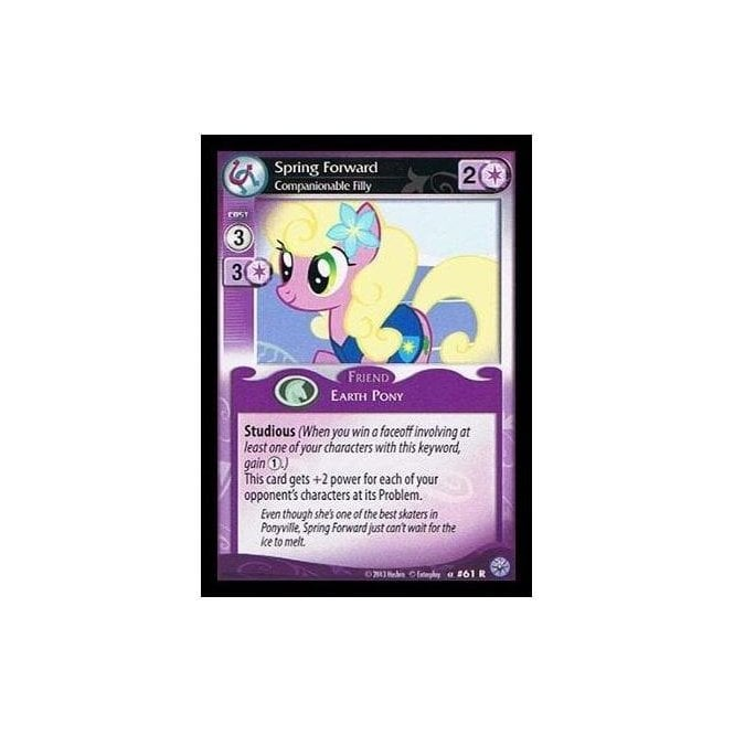 Spring Filly MY LITTLE PONY Single Card PREMIERE - 061/211 : Spring Forward ...