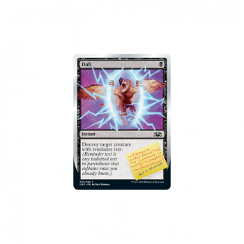 Duh : UNSANCTIONED 035/096 - Magic the Gathering Single Card