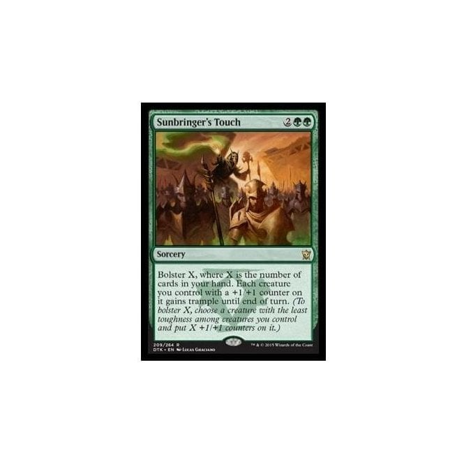Sunbringer's Touch (FOIL) : DRAGONS OF TARKIR 209/264 - Magic the Gathering Single Card Sunbringer's Touch (FOIL) : DRAGONS OF TARKIR 209/264 - Magic the Gathering Single Card