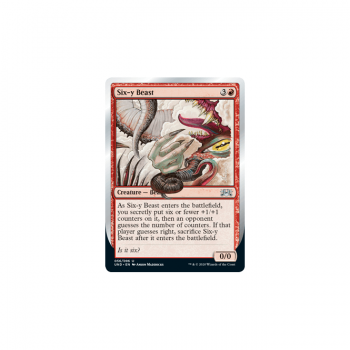 Six-y Beast : UNSANCTIONED 056/096 - Magic the Gathering Single Card