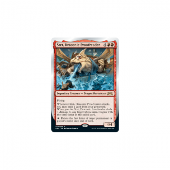 Stet, Draconic Proofreader : UNSANCTIONED 057/096 - Magic the Gathering Single Card