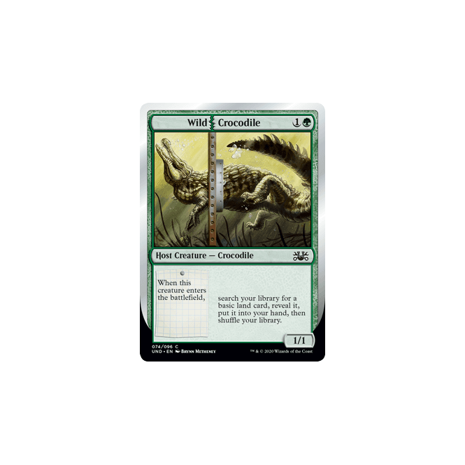 Wild | Crocodile : UNSANCTIONED 074/096 - Magic the Gathering Single Card Wild | Crocodile : UNSANCTIONED 074/096 - Magic the Gathering Single Card