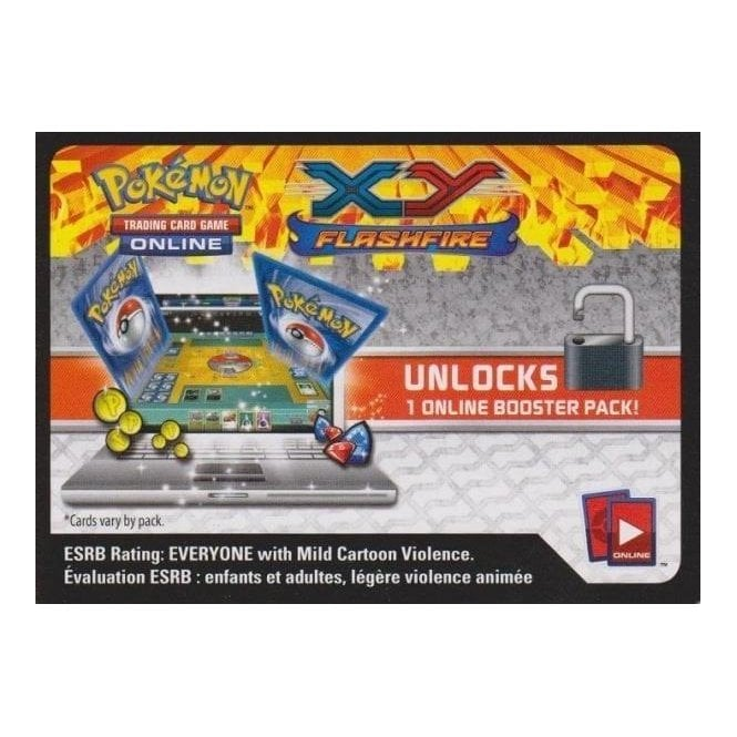 Pokemon Code Card (XY Flashfire) for Online Play only - X 1 Pokemon Code Card (XY Flashfire) for Online Play only - X 1