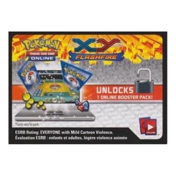 Pokemon Code Card : XY Flashfire for Online Play only - X 1