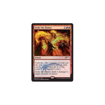 Magic the Gathering PROMOTIONAL FRIDAY NIGHT Single Card : Stoke the Flames
