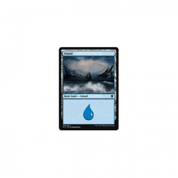 Island : COMMANDER 2017 300/309 - Magic the Gathering Single Card