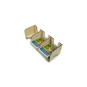 The Broken Token : Tabletop Card Holder - 3 Tray for Standard-Size Game Cards