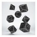 Q Workshop Celtic 3D Dice Set : Gray / Black - Image 2