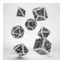 Q Workshop Celtic 3D Dice Set : White / Black - Image 2