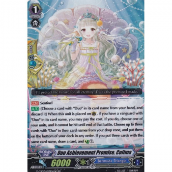 Duo Achievement Promise, Colima (White) : G-CB07-017 - Cardfight!! Vanguard Single Card