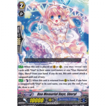 Duo Memorial Days, Sheryl (White) : G-CB07-022 - Cardfight!! Vanguard Single Card