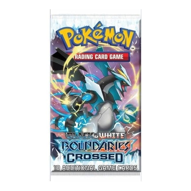 Pokemon Booster Pack (10 cards per pack) - Black & White BOUNDARIES CROSSED x1 | Chaos Cards Pokemon Booster Pack (10 cards per pack) - Black & White BOUNDARIES CROSSED x1 | Chaos Cards