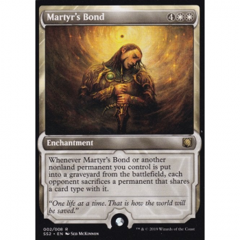Martyr's Bond (FOIL) : SIGNATURE SPELLBOOK GIDEON 002/008 - Magic the Gathering Single Card