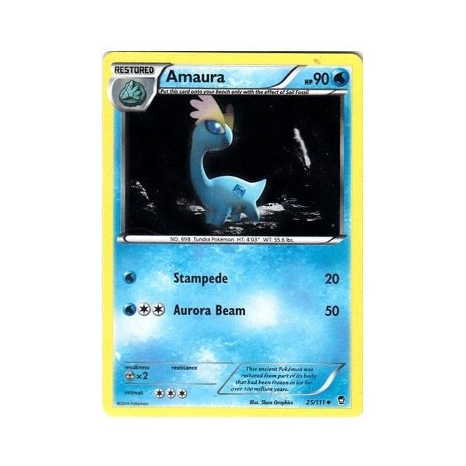 Pokemon Single Promotional Card - Amaura (Foil) 25/111 | Chaos Cards Pokemon Single Promotional Card - Amaura (Foil) 25/111 | Chaos Cards