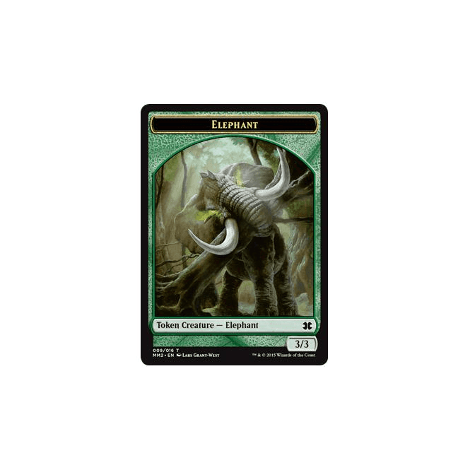 elephant token modern masters 2015 token 0916 magic