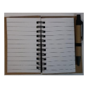 A7 Recycled Notebook with Pen - Image 2