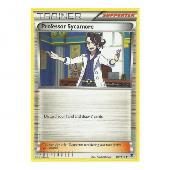 Professor Sycamore : XY - PHANTOM FORCES 101/119 - Pokemon Single Card