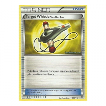 Target Whistle : XY - PHANTOM FORCES 106/119 - Pokemon Single Card