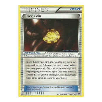 Trick Coin : XY - PHANTOM FORCES 108/119 - Pokemon Single Card