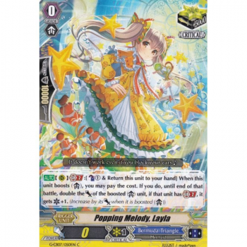 Popping Melody, Layla : G-CB07-050 - Cardfight!! Vanguard Single Card