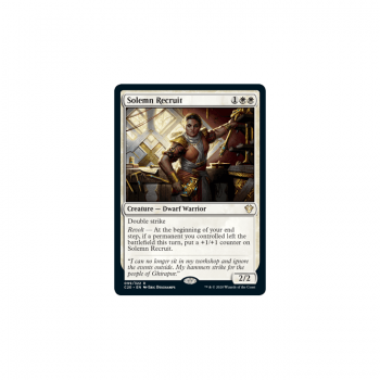 Solemn Recruit : COMMANDER 2020 099/274 - Magic the Gathering Single Card
