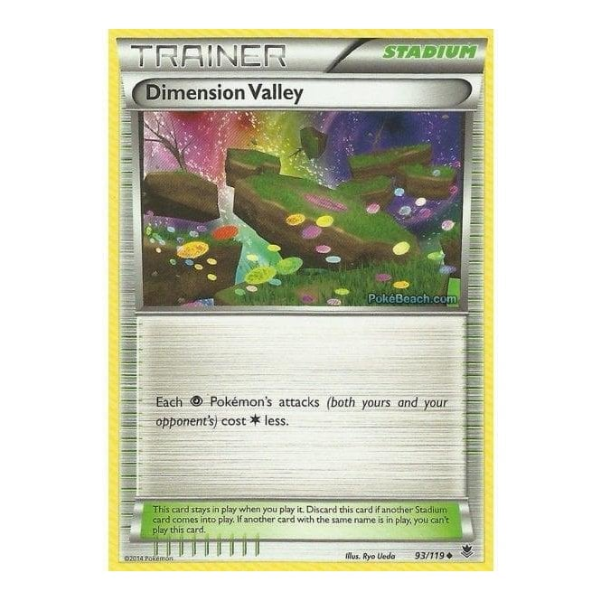 Pokemon Single Card XY - PHANTOM FORCES (Reverse Holo) - 093/119 : Dimension Valley | Chaos Cards Pokemon Single Card XY - PHANTOM FORCES (Reverse Holo) - 093/119 : Dimension Valley | Chaos Cards
