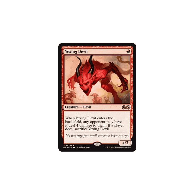 Vexing Devil : ULTIMATE MASTERS 154/254 - Magic the Gathering Single Card Vexing Devil : ULTIMATE MASTERS 154/254 - Magic the Gathering Single Card