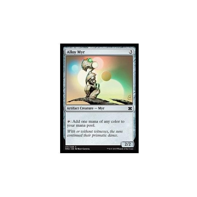 Alloy Myr (FOIL) : MODERN MASTERS 2015 201/249 - Magic the Gathering ...