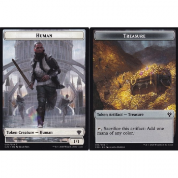 Human // Treasure (TOKEN) : COMMANDER 2020 TOKEN 04 - Magic the Gathering Single Card