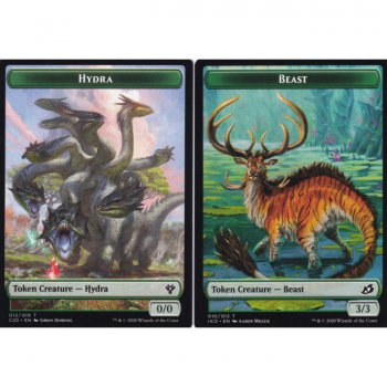 15 Hydra // Beast (TOKEN) : COMMANDER 2020 TOKEN - Magic the Gathering Single Card