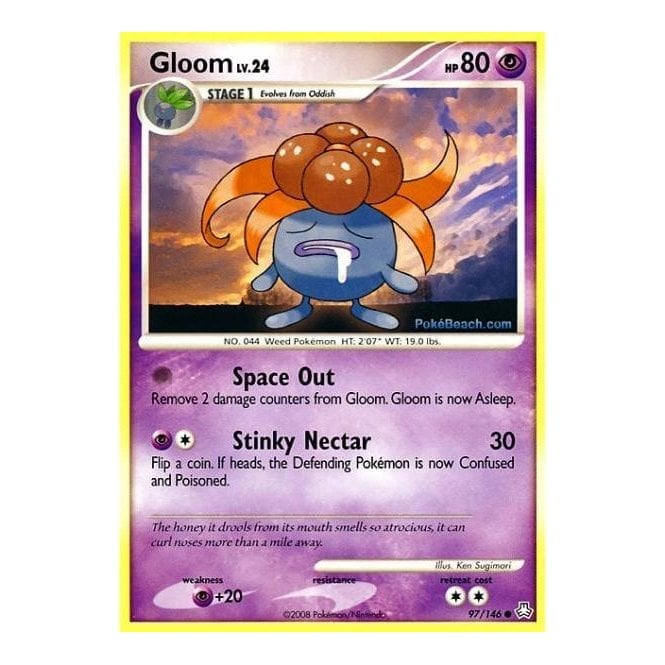Pokemon Single Card Legends Awakened Reverse Holo 097 146 Gloom Chaos Cards